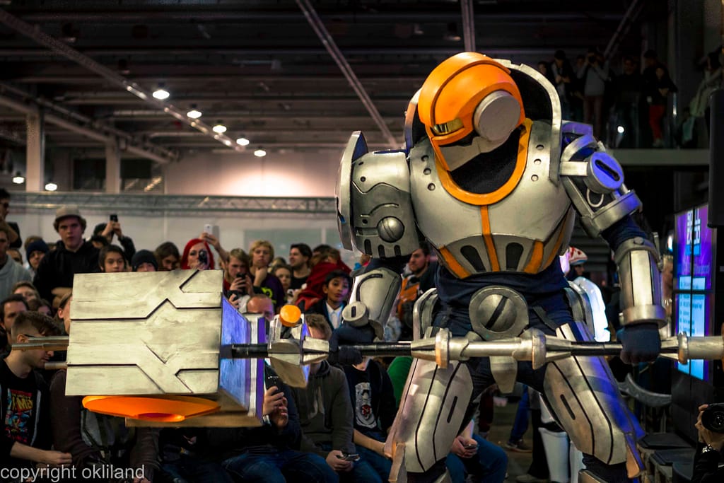 Bilde fra spillexpo i Lillestrøm