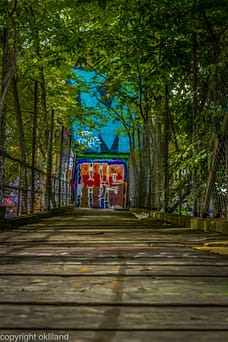 Gangbro på Grunerløkka, Ørjan Liland Bilder Foto Oslo