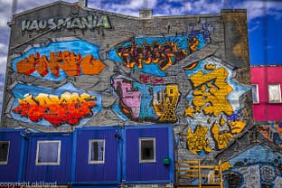 Bilde av grafitti og Hausmania av Ørjan Liland Bilder fra Hausmania i Oslo
