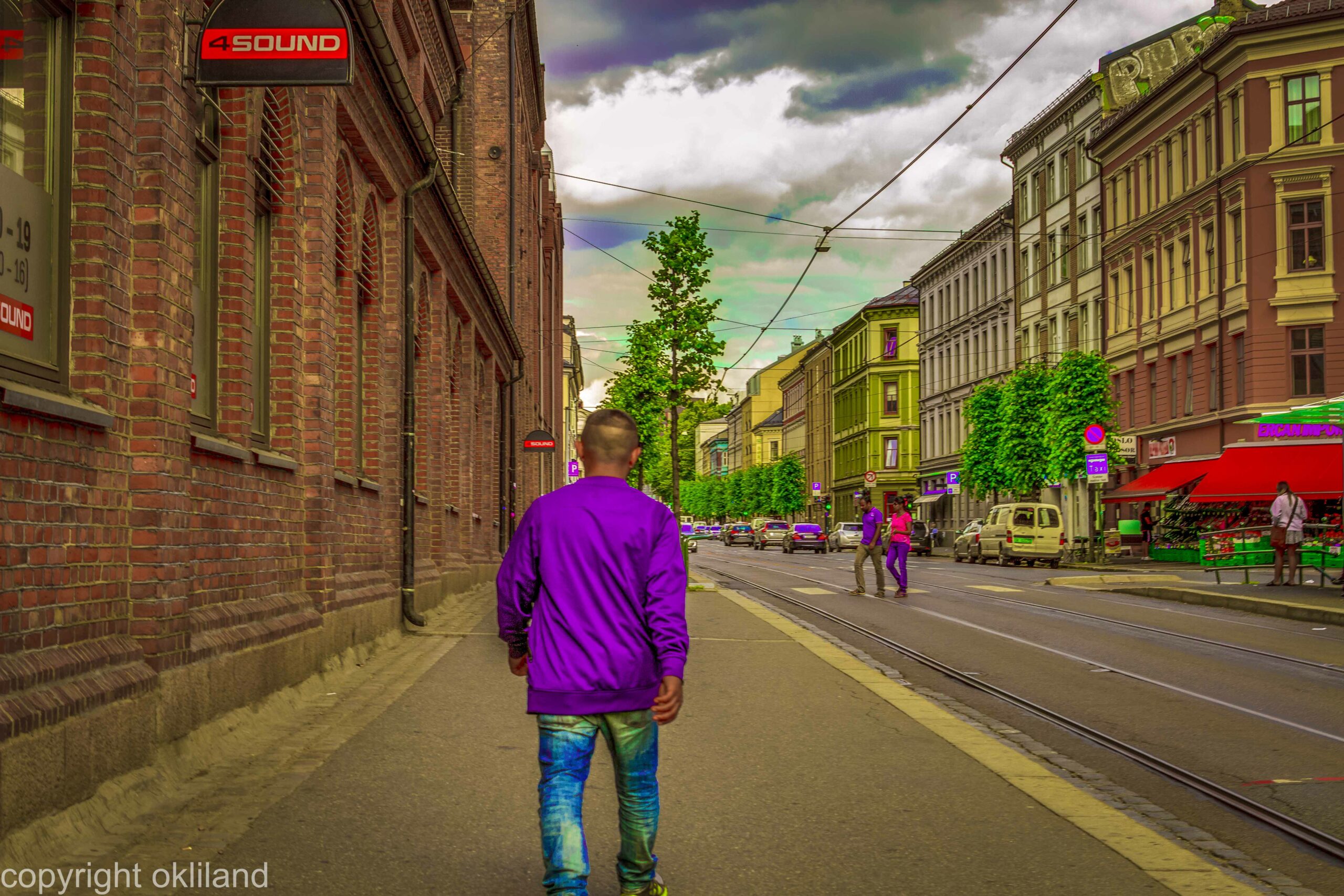 Bilde av person i Grunerløkka av Ørjan Liland Bilder Foto Oslo
