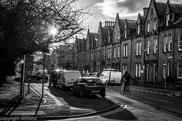 Svart hvitt bilde Inverness Skottland Ørjan Liland