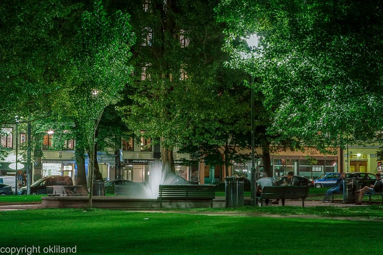 HDR bilde av Olaf Ryes plass av Ørjan Liland